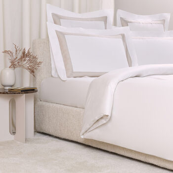 Sateen Breeze Border Duvet Cover Set