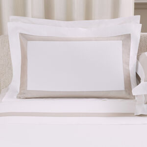 slide 1 Sateen Breeze Border Sham
