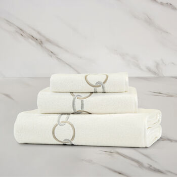 Links Embroidery Bath Sheet