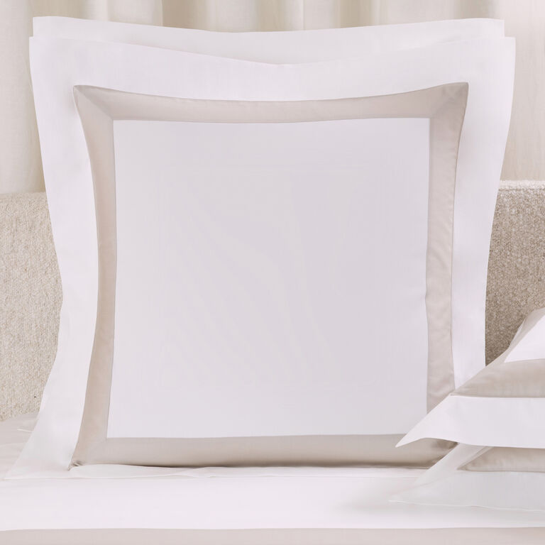 slide 1 Sateen Breeze Border Euro Sham