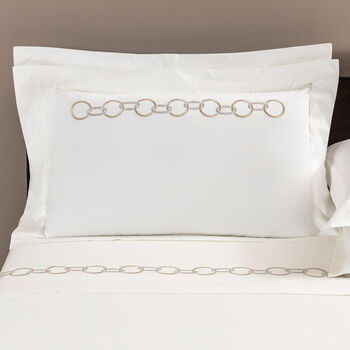 Links Embroidery Sham