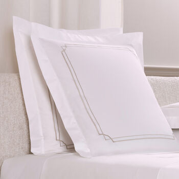 Layering Embroidery Euro Sham