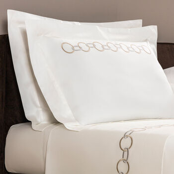 Links Embroidery Sham