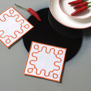 slide 1 Modernism Outline Coaster Set